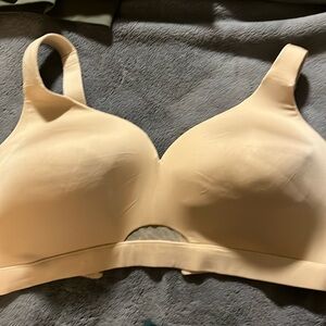 Lane Bryant, Cacique, wirefree, 42DD tan bra.
